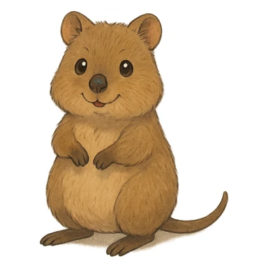 cute quokka sticker