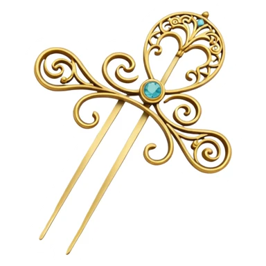 asian hairpins sticker