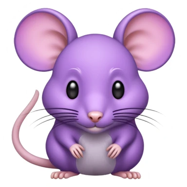 Purple rat sticker