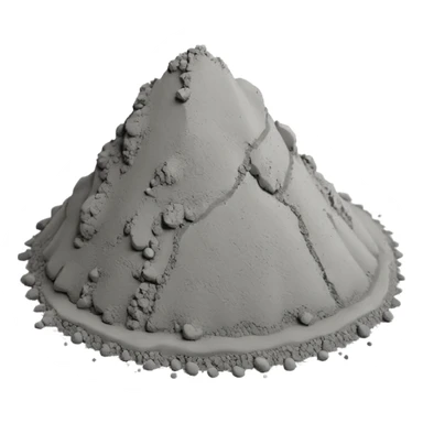 cement powder sticker