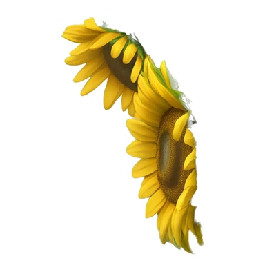 un girasol abrazando a otro giras sticker