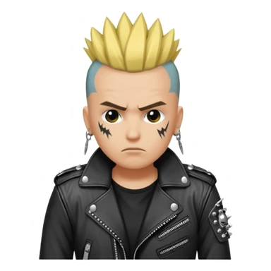 punk rock thing sticker