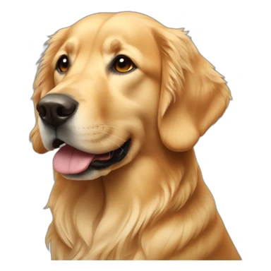 golder retriever sticker