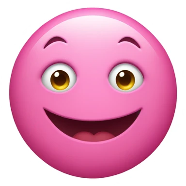 smiley with pink hart eyes sticker
