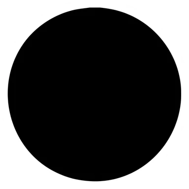 flat blue circle solid filled icon sticker