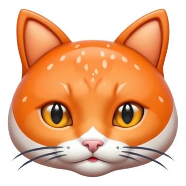 make a salmon with cat ears sticker