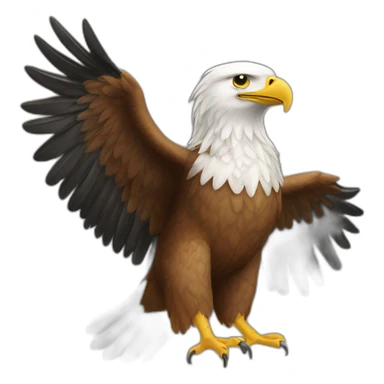 Aigle allemand sticker