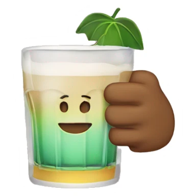 Cheers with drink sticker