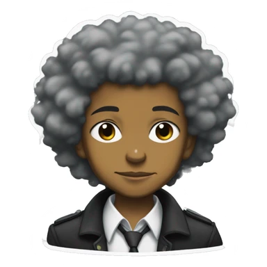 Huey freeman from boondocks sticker