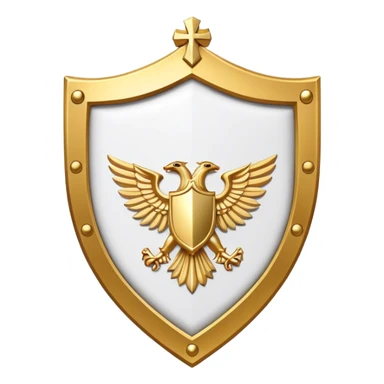 dominus' emblem holy shield sticker