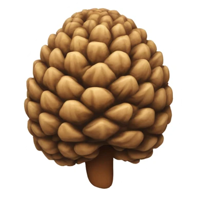 brain blow emoji but there’s a pinecone instead of a brain sticker