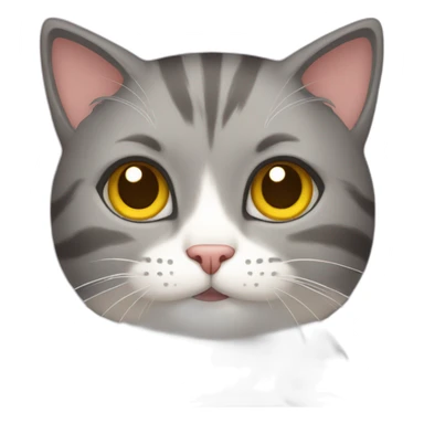 cat everything is fine sticker