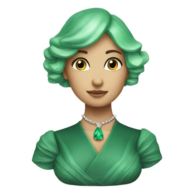 Alexandrine gemstone  sticker