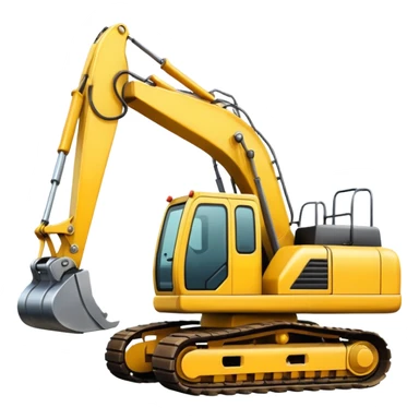 excavator sticker