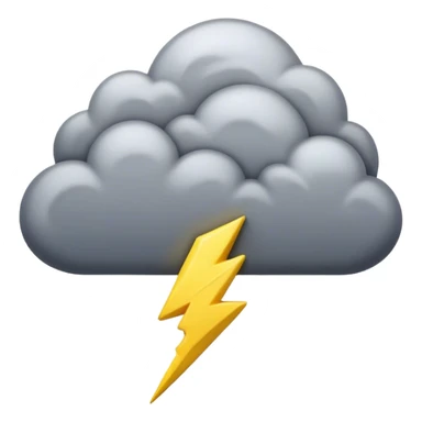 Cinematic Realistic Thunderstorm Emoji, Dark and dramatic, with swirling gray clouds illuminated by occasional flashes of lightning. The air crackles with energy as the storm builds, while heavy rain cascades down in sheets. Soft glowing outline, capturing the essence of power, intensity, and natural fury in a breathtaking thunderstorm! sticker