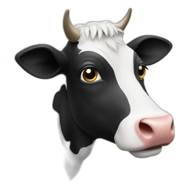 Vache sérieuse  sticker