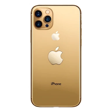 Gold iPhone 16 Pro Max, replace apple logo with cross backview sticker