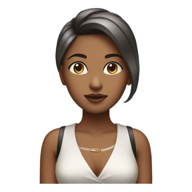 Girl being high maintenance  sticker