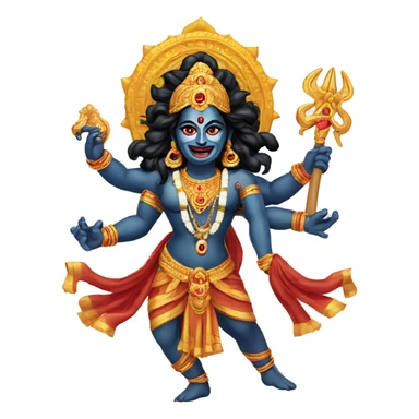 Hindu deity Kali Maa sticker