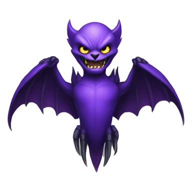 purple dark claw sticker