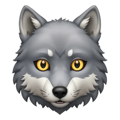 wolf full body sticker
