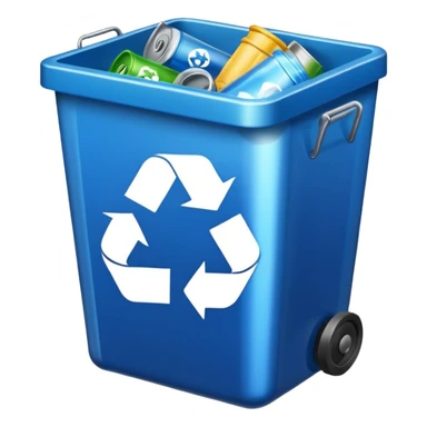mac os icon recycle blue icon sticker