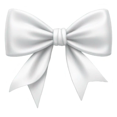 white bow sticker