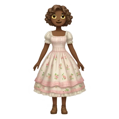 Pretty Cottagecore dress sticker
