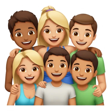 outdoor fun with friends sticker