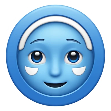 Verificación Azul lines del centro blancas Pero con emoji de verificación  sticker