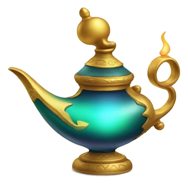 magic genie lamp sticker