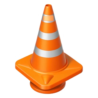 parking cone sticker