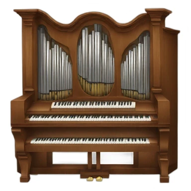 Orgue à tuyaux sticker