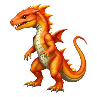  Cool Edgy Shiny Greymon-Charmeleon-Reptile full body sticker