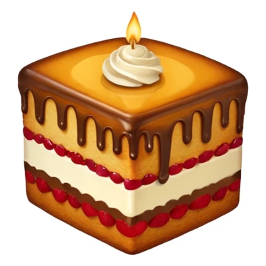 pedaco de torta dentro do forno sticker