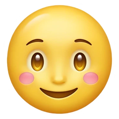 A yellow emoji face, delulu, dreamy  sticker