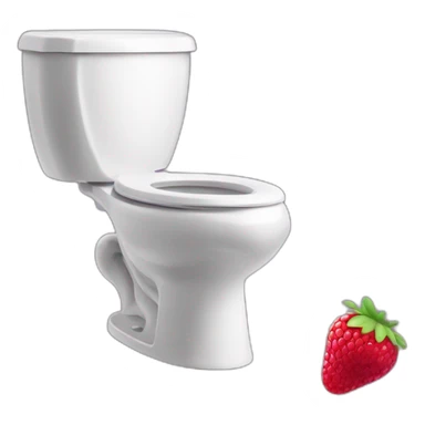 toilet we are in heaven fraise framboise myrtille sticker