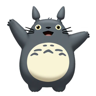 Totoro the main character of the movie of the Studio Ghibli “My Neighbor Totoro” sticker