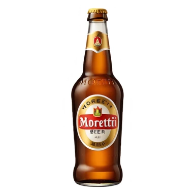 Bottiglia birra Moretti in vetro sticker
