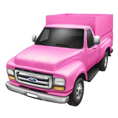 pink ford truck sticker