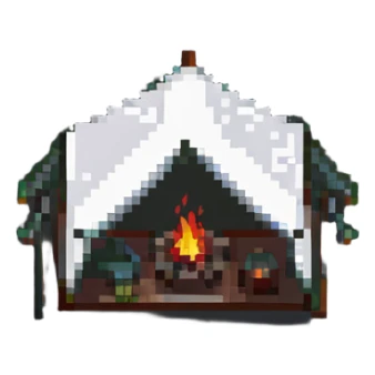 camping tent sticker