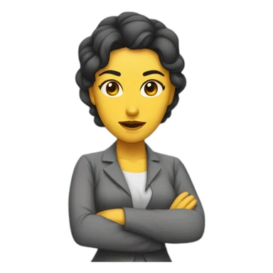 mujer en clase de lucha sticker