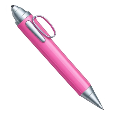 chunky pink pen sticker