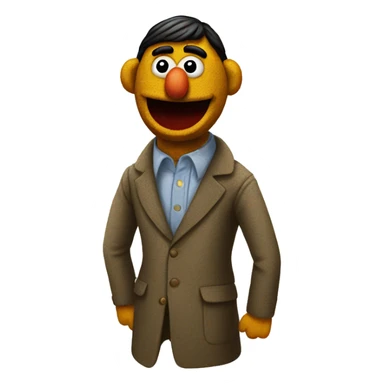 bert the muppet sticker