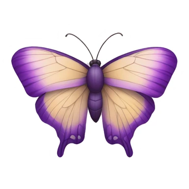 Mariposa morada sticker