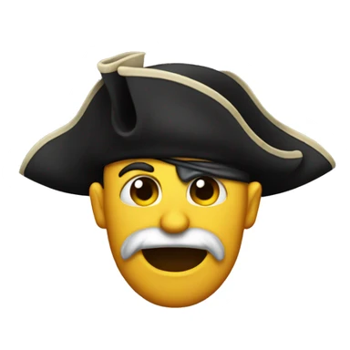 one-eyed pirate sticker