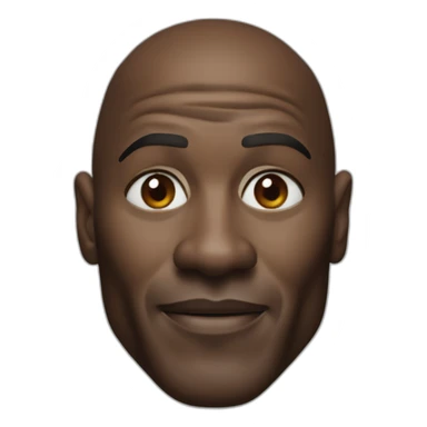 michael jordan head sticker