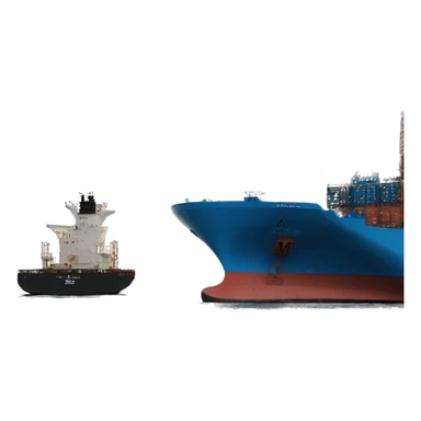 container ship sticker