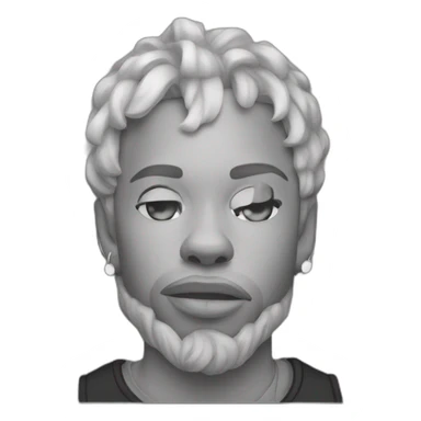 Cat black and white rappers sticker