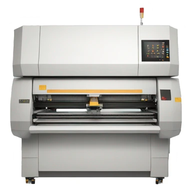 Laser cut machine sticker